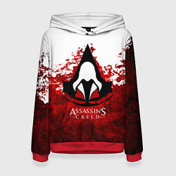 Толстовка-худи женская Assasin's creed, цвет: 3D-красный