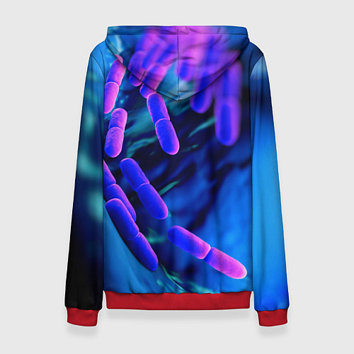 Женская толстовка PLAGUE INC / 3D-Красный – фото 2