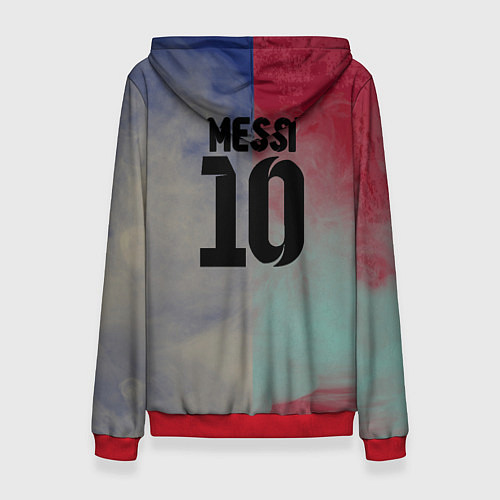Женская толстовка Messi / 3D-Красный – фото 2