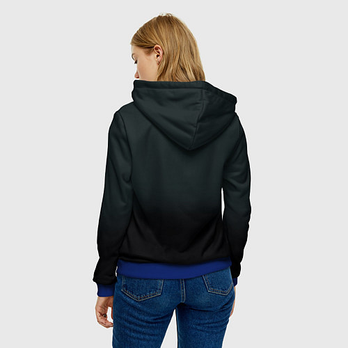 Женская толстовка Hollow Knight / 3D-Синий – фото 4