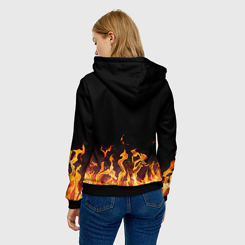 Женская толстовка Ozzy Osbourne / 3D-Черный – фото 4