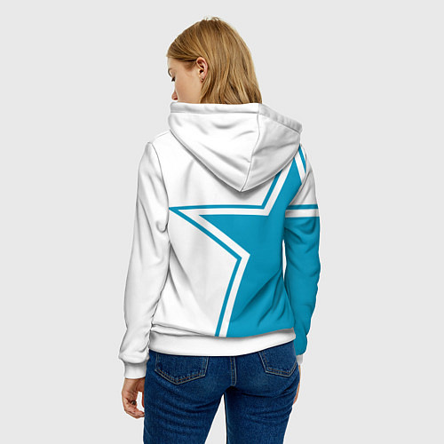 Женская толстовка ВДВ / 3D-Белый – фото 4