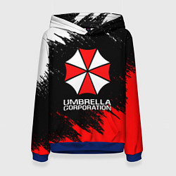 Толстовка-худи женская UMBRELLA CORP, цвет: 3D-синий