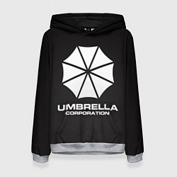 Толстовка-худи женская Umbrella Corporation, цвет: 3D-меланж