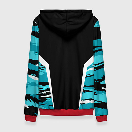 Женская толстовка ВВС России Камуфляж / 3D-Красный – фото 2