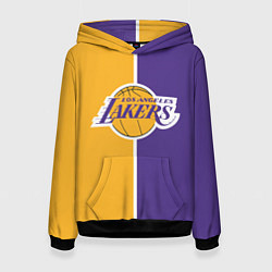 Толстовка-худи женская LA LAKERS, цвет: 3D-черный