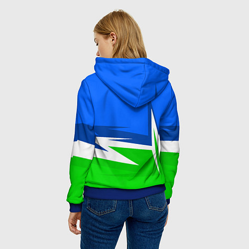 Женская толстовка ВДВ / 3D-Синий – фото 4