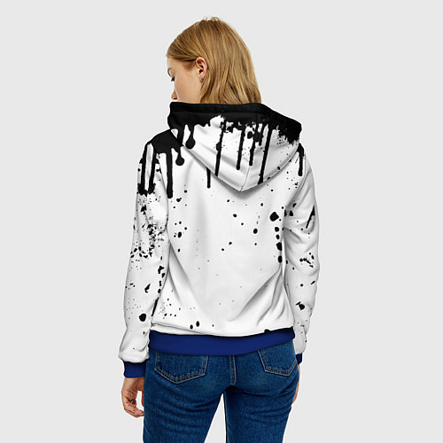 Женская толстовка АХЕГАО / 3D-Синий – фото 4