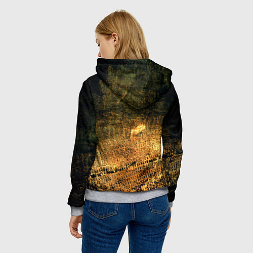 Женская толстовка ВДВ / 3D-Меланж – фото 4