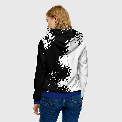 Женская толстовка THE WITCHER / 3D-Синий – фото 4