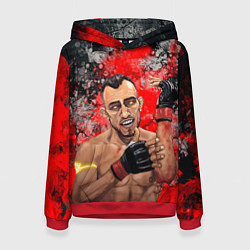 Толстовка-худи женская Tony Ferguson, цвет: 3D-красный