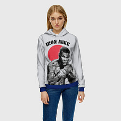 Толстовка-худи женская Iron Mike, цвет: 3D-синий — фото 2