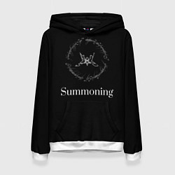 Толстовка-худи женская Summoning, цвет: 3D-белый