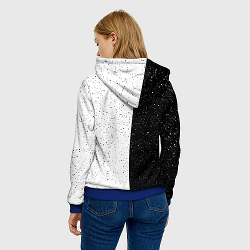 Женская толстовка Hollow Knight / 3D-Синий – фото 4