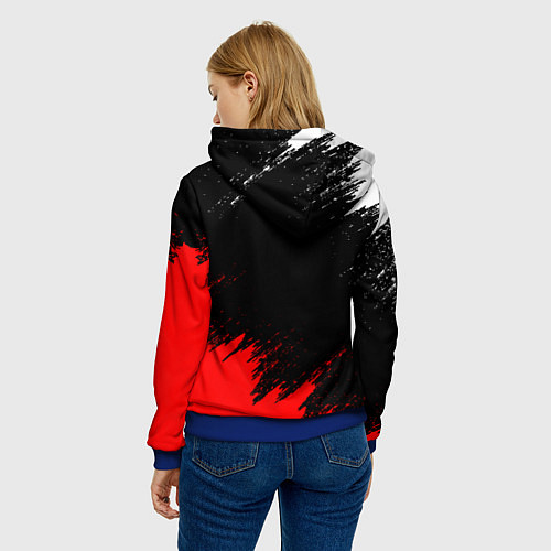 Женская толстовка DEAD BY DAYLIGHT / 3D-Синий – фото 4