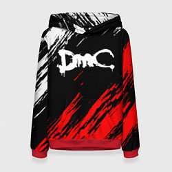 Толстовка-худи женская DEVIL MAY CRY DMC, цвет: 3D-красный