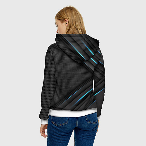 Женская толстовка PORSCHE / 3D-Белый – фото 4