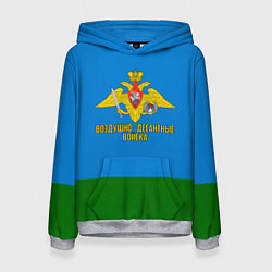 Толстовка-худи женская Воздушно - десантные войска, цвет: 3D-меланж