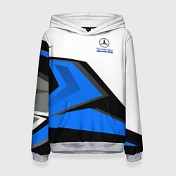 Толстовка-худи женская Mercedes-AMG, цвет: 3D-меланж
