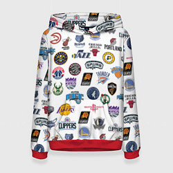 Женская толстовка NBA Pattern