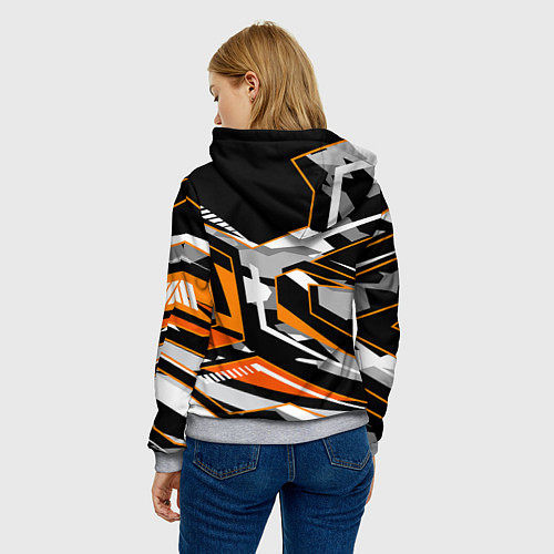 Женская толстовка Counter-Strike / 3D-Меланж – фото 4