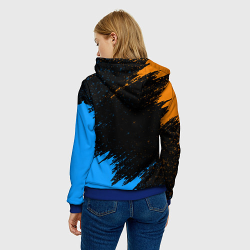 Женская толстовка PORTAL / 3D-Синий – фото 4