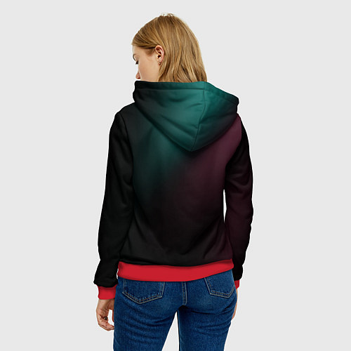 Женская толстовка The Division 2 Logo / 3D-Красный – фото 4