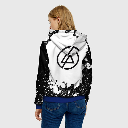 Женская толстовка LINKIN PARKспина / 3D-Синий – фото 4