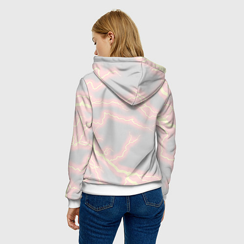 Женская толстовка KIMETSU NO YAIBA / 3D-Белый – фото 4