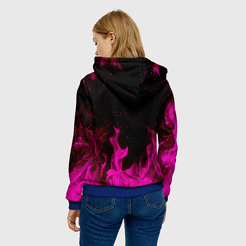 Женская толстовка ПОШЛАЯ МОЛЛИ / 3D-Синий – фото 4