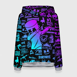 Женская толстовка FORTNITE X MARSHMELLO