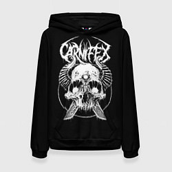 Толстовка-худи женская Carnifex, цвет: 3D-черный