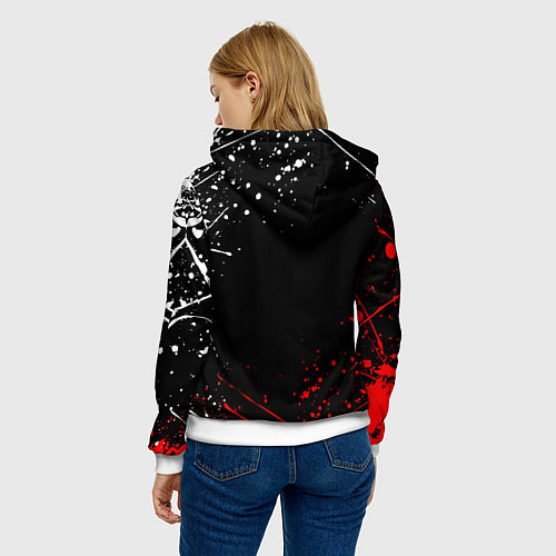 Женская толстовка FORTNITE IKONIK / 3D-Белый – фото 4