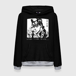 Толстовка-худи женская Невероятные приключения джоджо, цвет: 3D-меланж