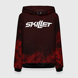 Толстовка-худи женская Skillet, цвет: 3D-черный