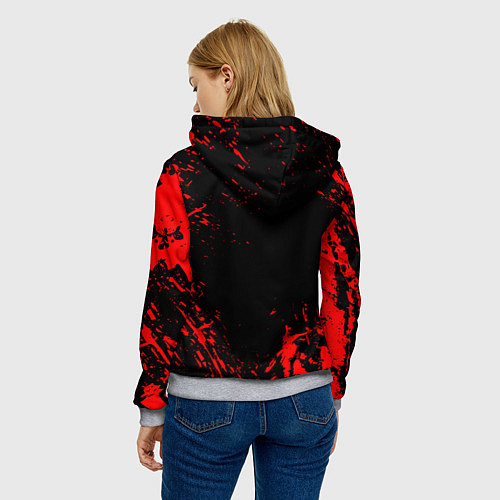 Женская толстовка Ozzy Osbourne / 3D-Меланж – фото 4