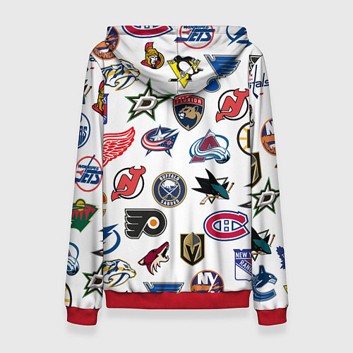 Женская толстовка Daewoo / 3D-Красный – фото 2