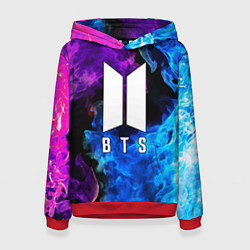 Толстовка-худи женская BTS, цвет: 3D-красный
