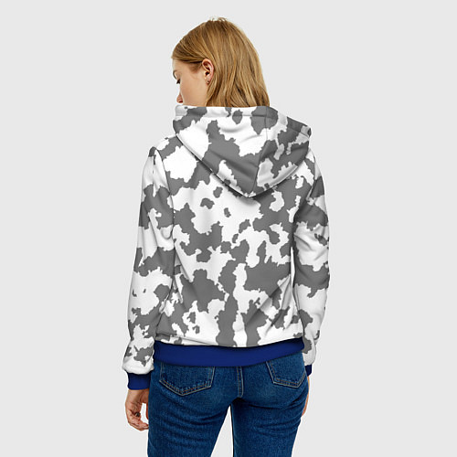 Женская толстовка JDM Style / 3D-Синий – фото 4