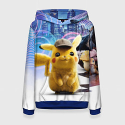 Женская толстовка Детектив Пикачу