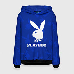 Толстовка-худи женская PLAYBOY, цвет: 3D-черный