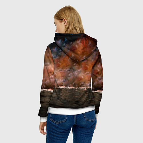 Женская толстовка Sabaton / 3D-Белый – фото 4