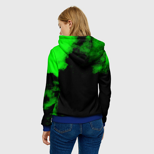 Женская толстовка Пандемия / 3D-Синий – фото 4