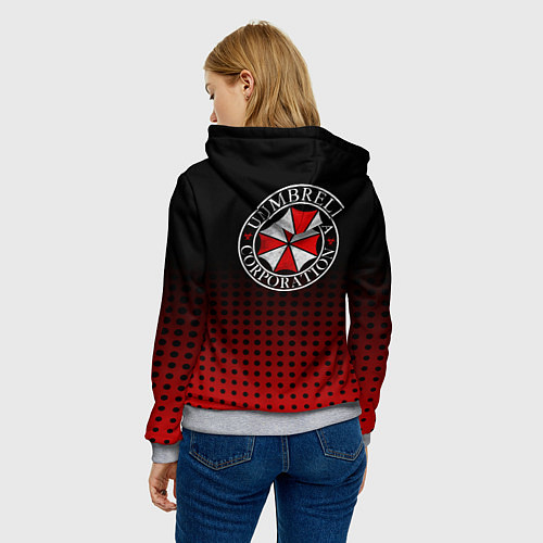 Женская толстовка Umbrella / 3D-Меланж – фото 4