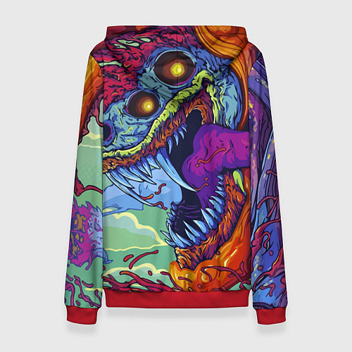 Женская толстовка HYPERBEAST / 3D-Красный – фото 2