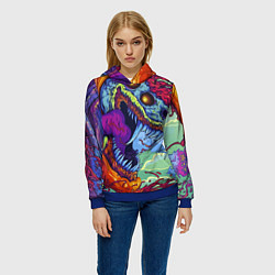 Толстовка-худи женская HYPERBEAST, цвет: 3D-синий — фото 2