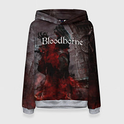 Толстовка-худи женская Bloodborne, цвет: 3D-меланж