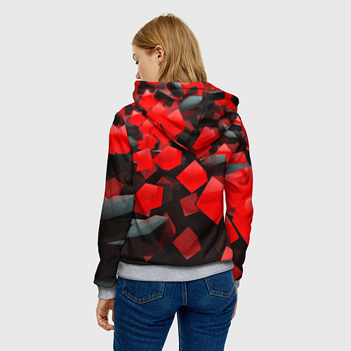 Женская толстовка Umbrella Corp / 3D-Меланж – фото 4