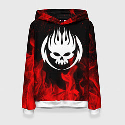 Толстовка-худи женская THE OFFSPRING, цвет: 3D-белый