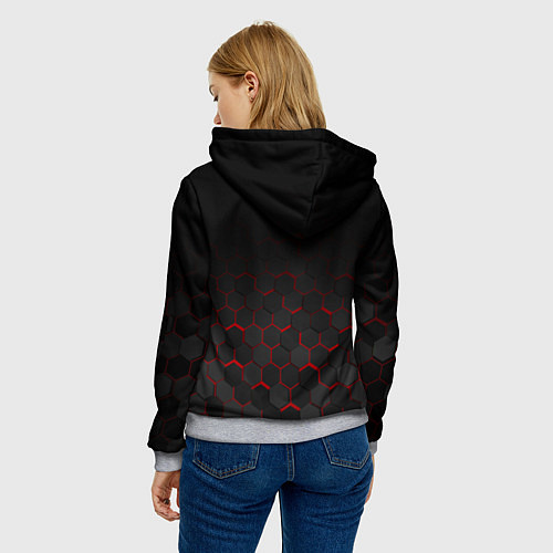 Женская толстовка MASS EFFECT N7 / 3D-Меланж – фото 4